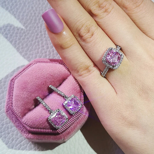 Cushion Halo Set Pink