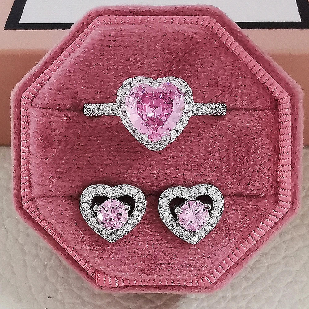 Heart Halo Set Pink